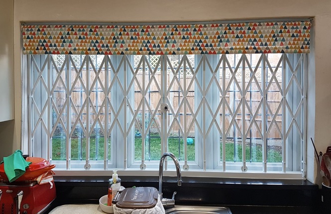RSG1000 window security grilles fitted to a residence in Barnet.