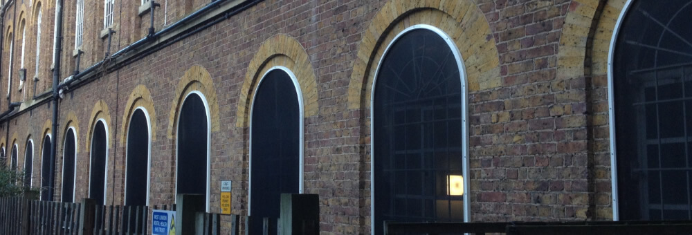 RSG2200 security window shields fitted on industrial unit in Wembley