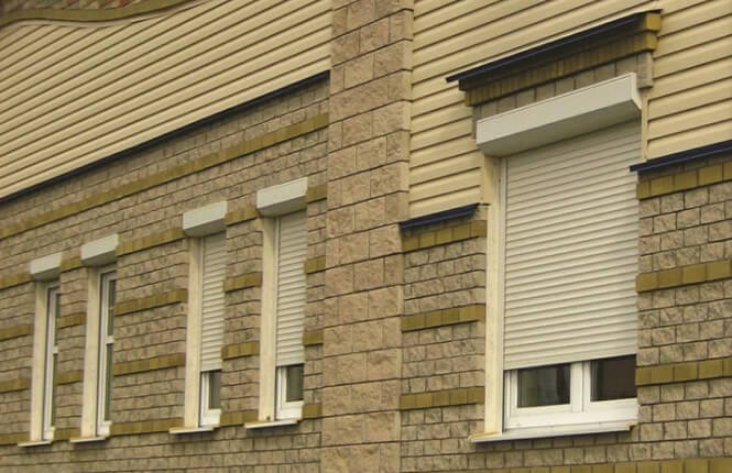 RSG5200 security roller shutter installed on offices in London City.