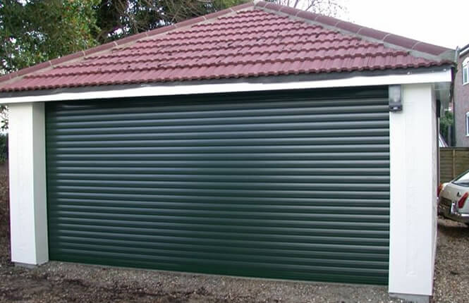 RSG7000 roller shutter securing a garage door in Wimbledon.