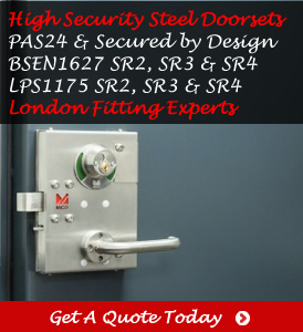 high security steel doors installation