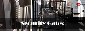 The product page of our security gates