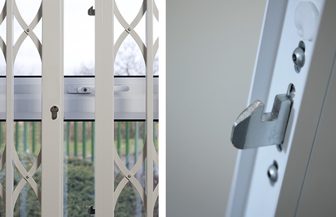 RSG1200 LPS1175 Security Rating 1 security grille on office window in London.