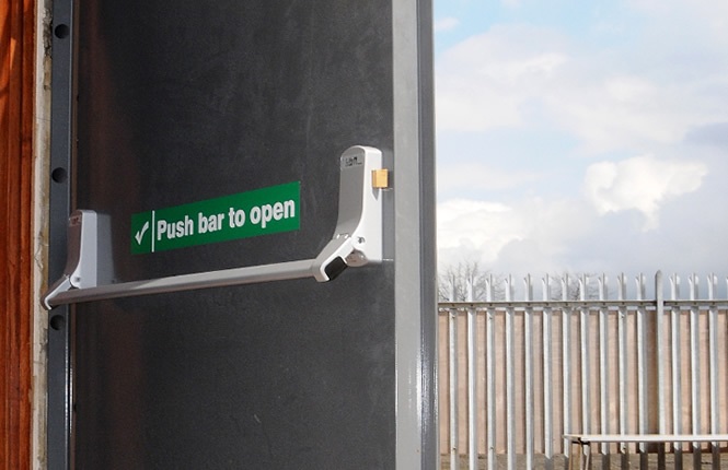 RSG8100 single fire exit doors.