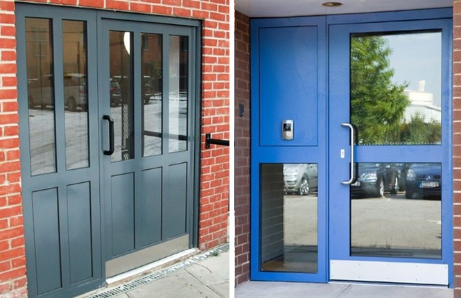 RSG9100 Secured by Design communal entrance security doors.